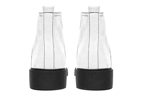 Snow White Chelsea Boots
