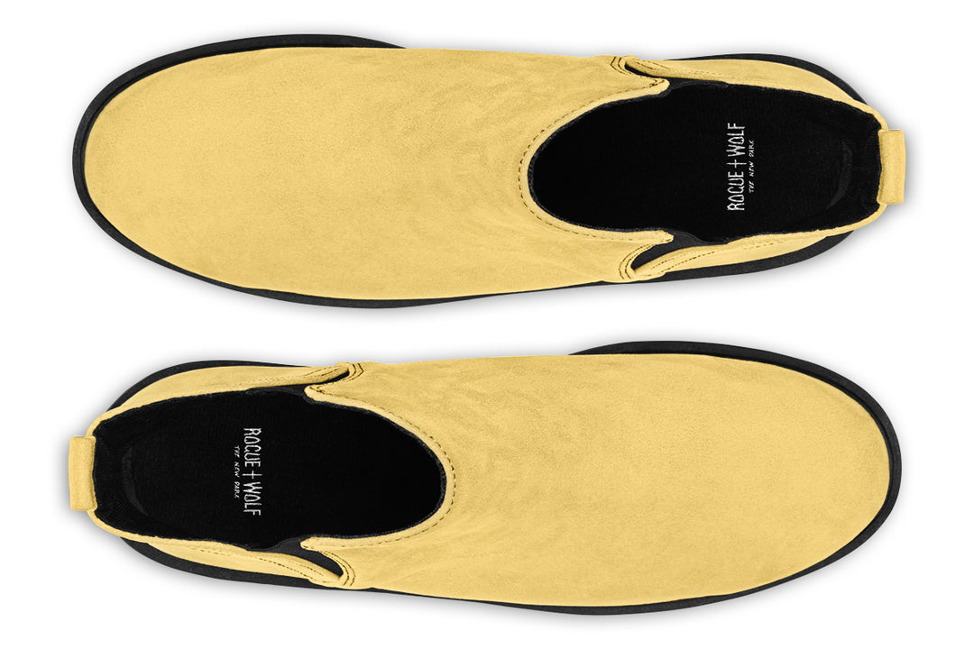 Soft Gold Chelsea Boots