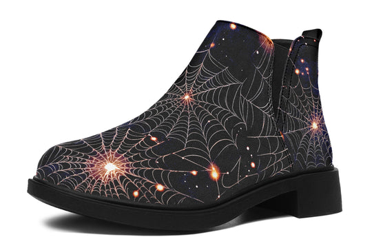 Spiderweb Chelsea Boots