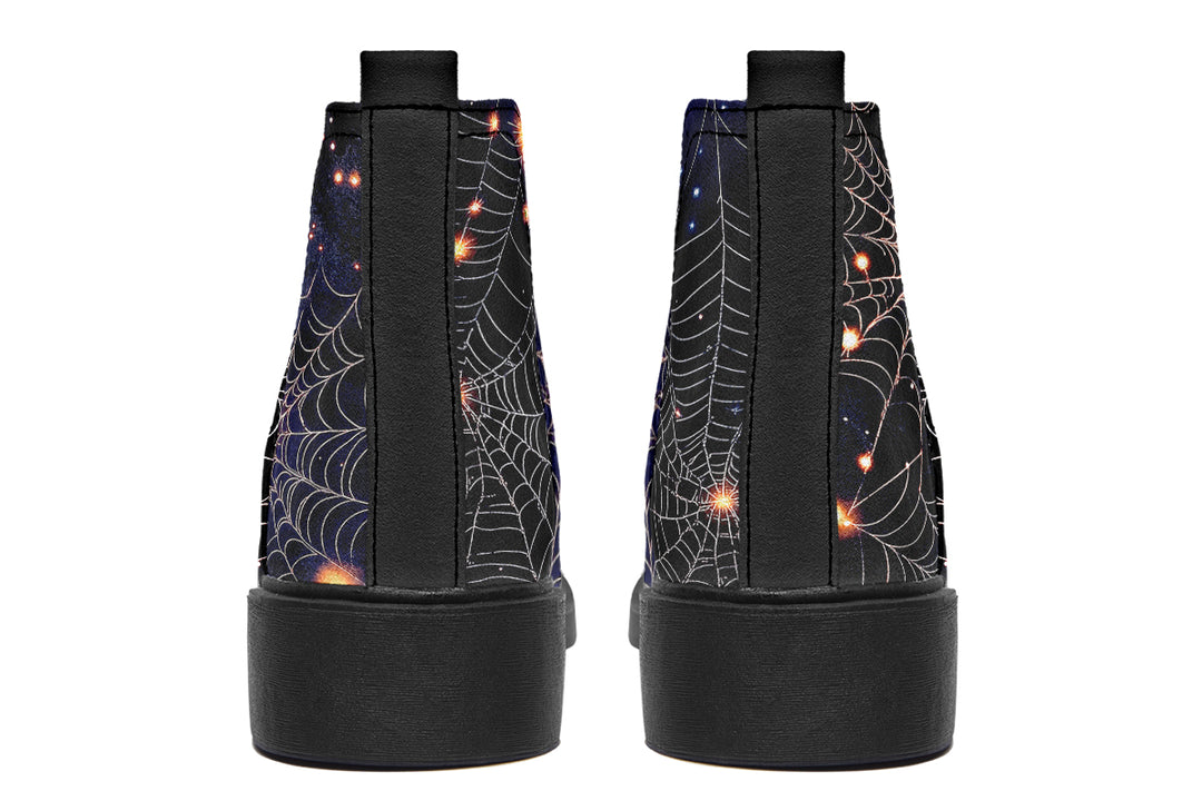 Spiderweb Chelsea Boots