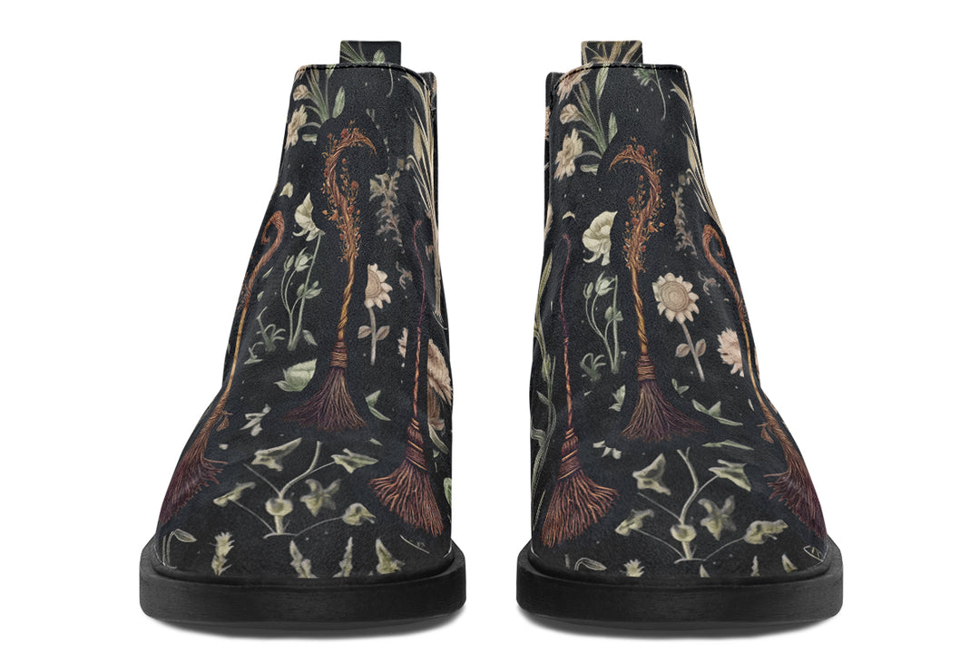 Witches' Broomsticks Chelsea Boots