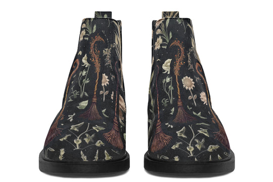 Witches' Broomsticks Chelsea Boots
