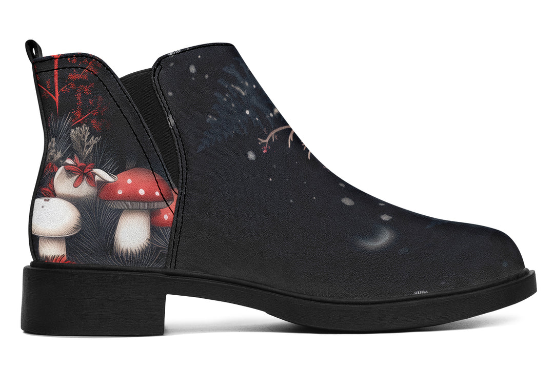 Yule Antlers Chelsea Boots