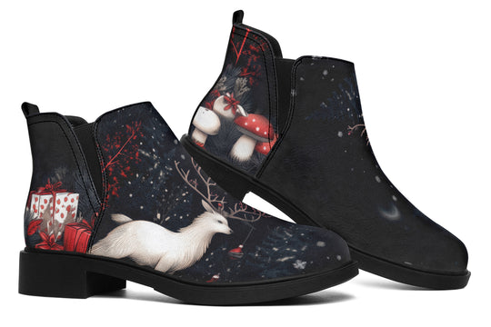 Yule Antlers Chelsea Boots