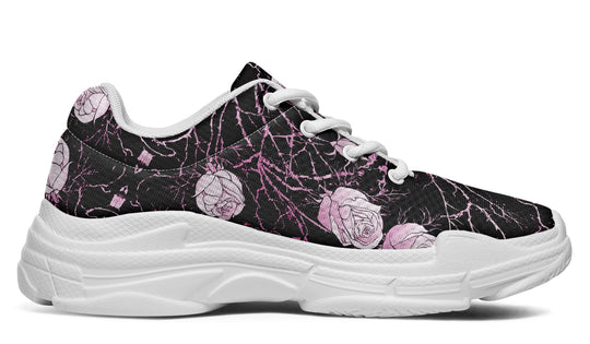 Amethyst Kintsugi Rose Chunky Sneakers