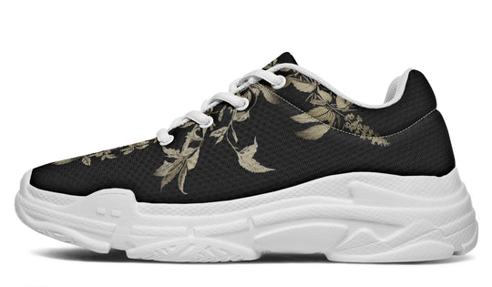 Black Night Ivy Chunky Sneakers