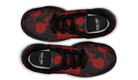 Blood Rose Romance Chunky Sneakers