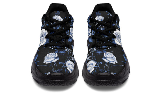 Blue Rose Romance Chunky Sneakers