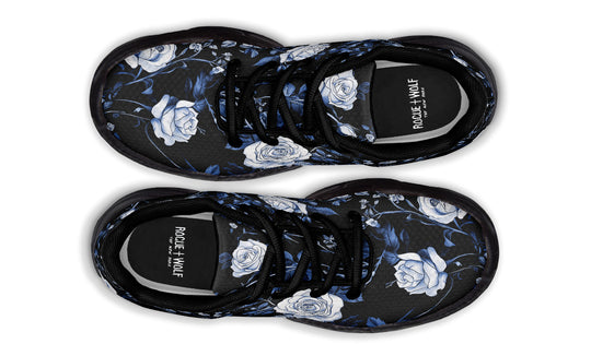 Blue Rose Romance Chunky Sneakers