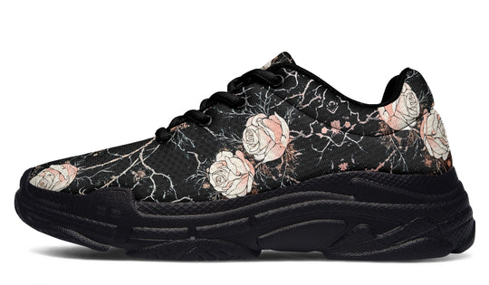 Blush Kintsugi Rose Chunky Sneakers