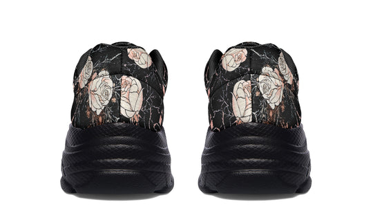 Blush Kintsugi Rose Chunky Sneakers