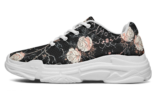 Blush Kintsugi Rose Chunky Sneakers