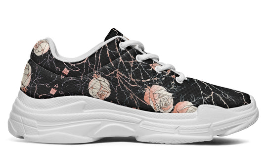 Blush Kintsugi Rose Chunky Sneakers