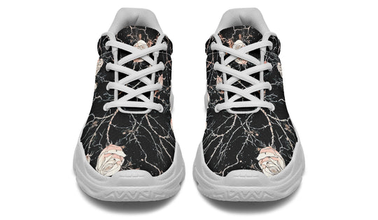 Blush Kintsugi Rose Chunky Sneakers
