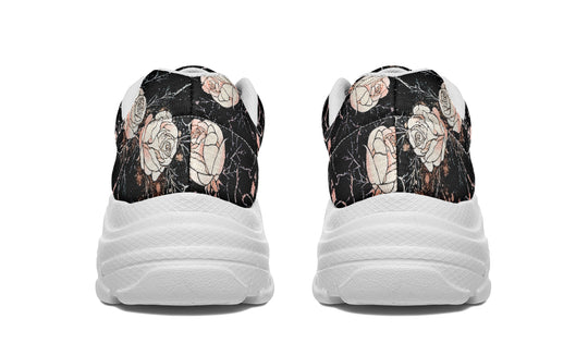 Blush Kintsugi Rose Chunky Sneakers