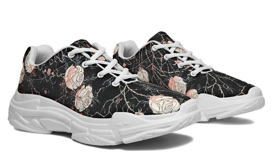 Blush Kintsugi Rose Chunky Sneakers