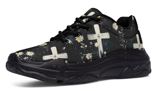 Graveyard Bloom Chunky Sneakers