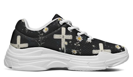 Graveyard Bloom Chunky Sneakers