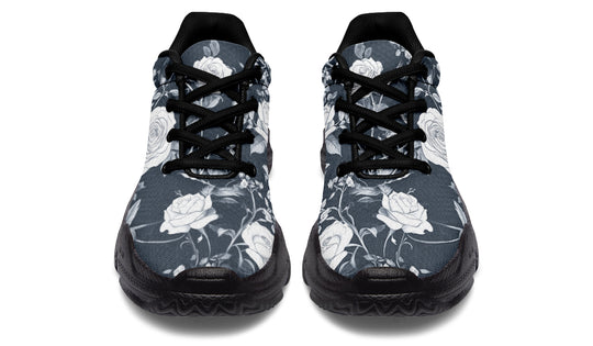 Steel Rose Romance Chunky Sneakers