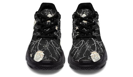 Ivory Kintsugi Rose Chunky Sneakers