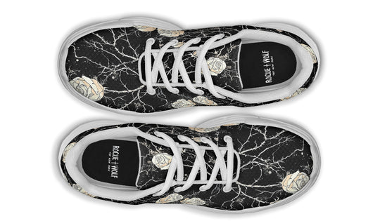 Ivory Kintsugi Rose Chunky Sneakers