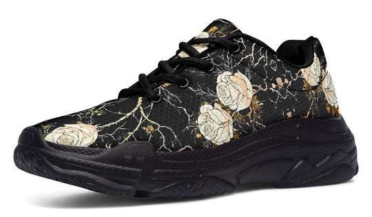 Kintsugi Rose Chunky Sneakers