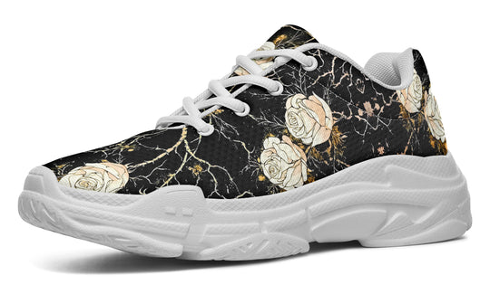 Kintsugi Rose Chunky Sneakers