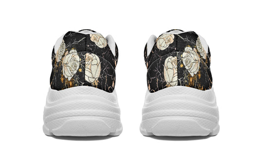 Kintsugi Rose Chunky Sneakers