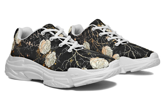 Kintsugi Rose Chunky Sneakers