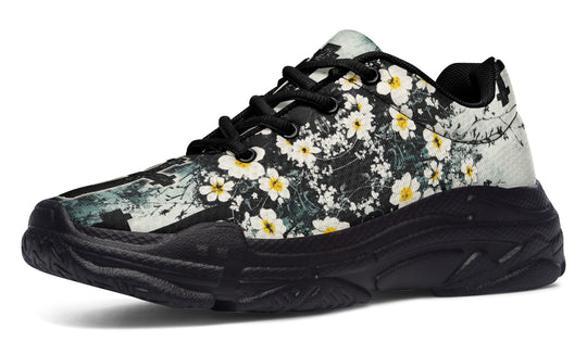 Mourning Petals Chunky Sneakers