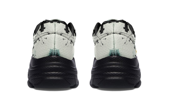 Mourning Petals Chunky Sneakers
