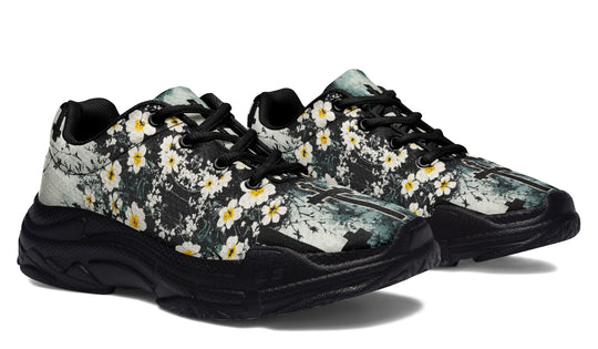 Mourning Petals Chunky Sneakers