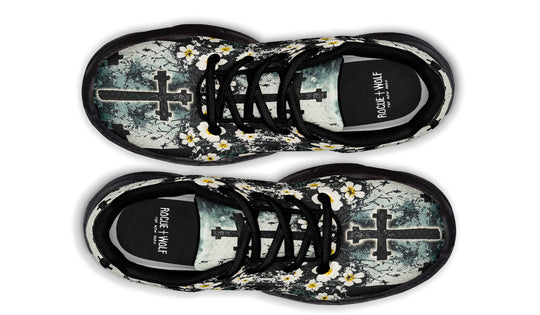 Mourning Petals Chunky Sneakers