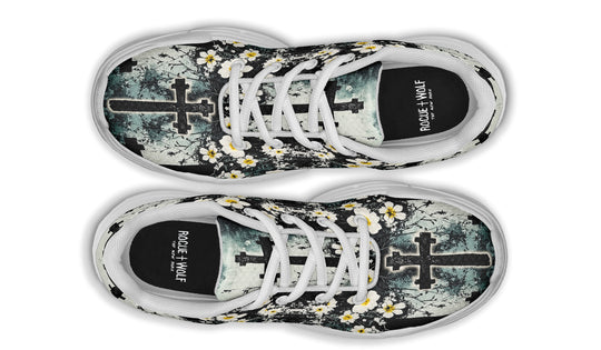 Mourning Petals Chunky Sneakers