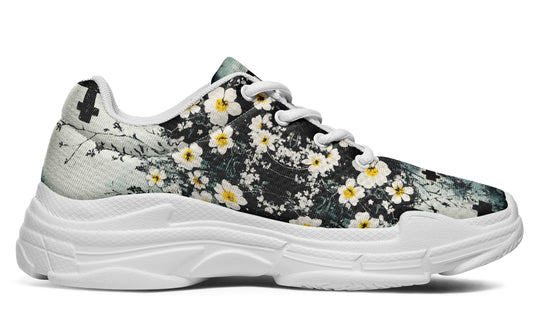 Mourning Petals Chunky Sneakers