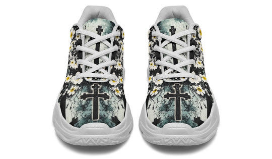 Mourning Petals Chunky Sneakers