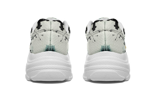 Mourning Petals Chunky Sneakers