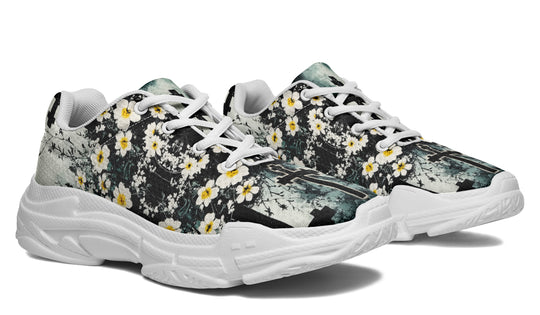 Mourning Petals Chunky Sneakers