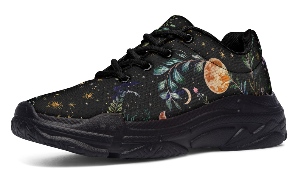 Night Blossom Chunky Sneakers