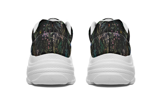 Night Blossom Chunky Sneakers