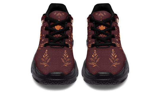 Oxblood Autumnalis Chunky Sneakers