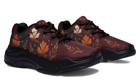 Oxblood Autumnalis Chunky Sneakers