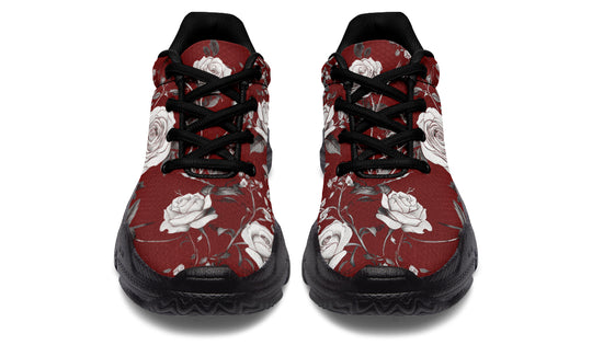 Red Rose Romance Chunky Sneakers