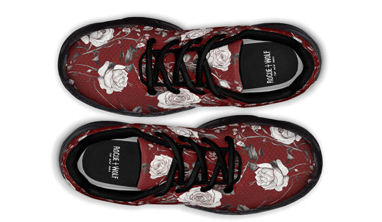 Red Rose Romance Chunky Sneakers