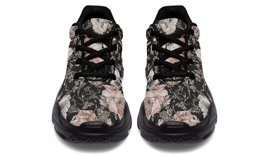 Vintage Peonies Chunky Sneakers