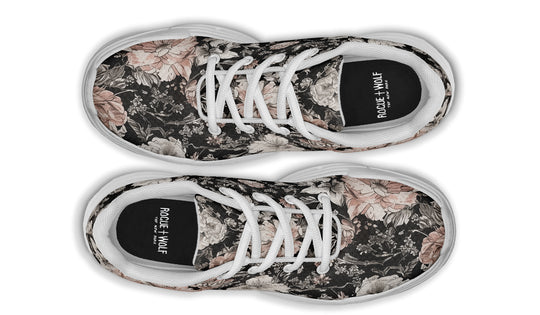 Vintage Peonies Chunky Sneakers