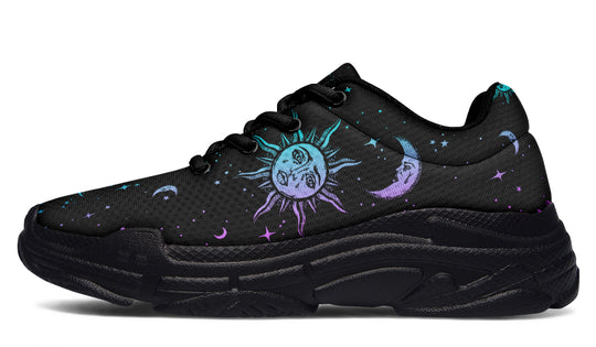 Celestial Pastel Chunky Sneakers