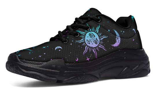 Celestial Pastel Chunky Sneakers