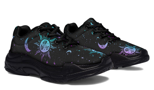 Celestial Pastel Chunky Sneakers