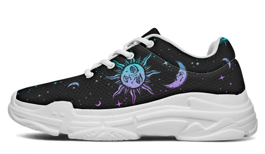 Celestial Pastel Chunky Sneakers